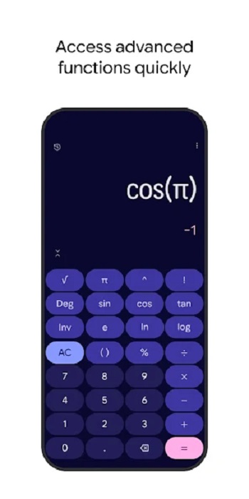 calculator app with history